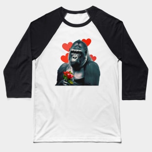 Valentine's Day in 2053 No. 5: Gorilla My Dreams on Valentine's Day Baseball T-Shirt
